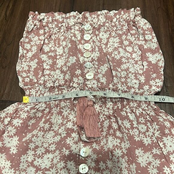 Tiare Hawaii Girls Floral Strapless Dress, Size XL - Picture 9 of 10